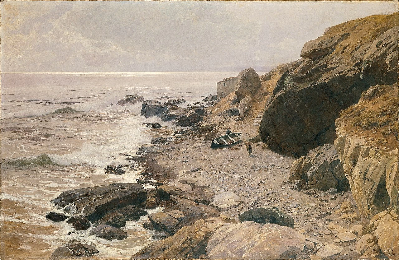 Sulla Riviera (costa rocciosa) - Kunsthistorisches Museum, Vienna